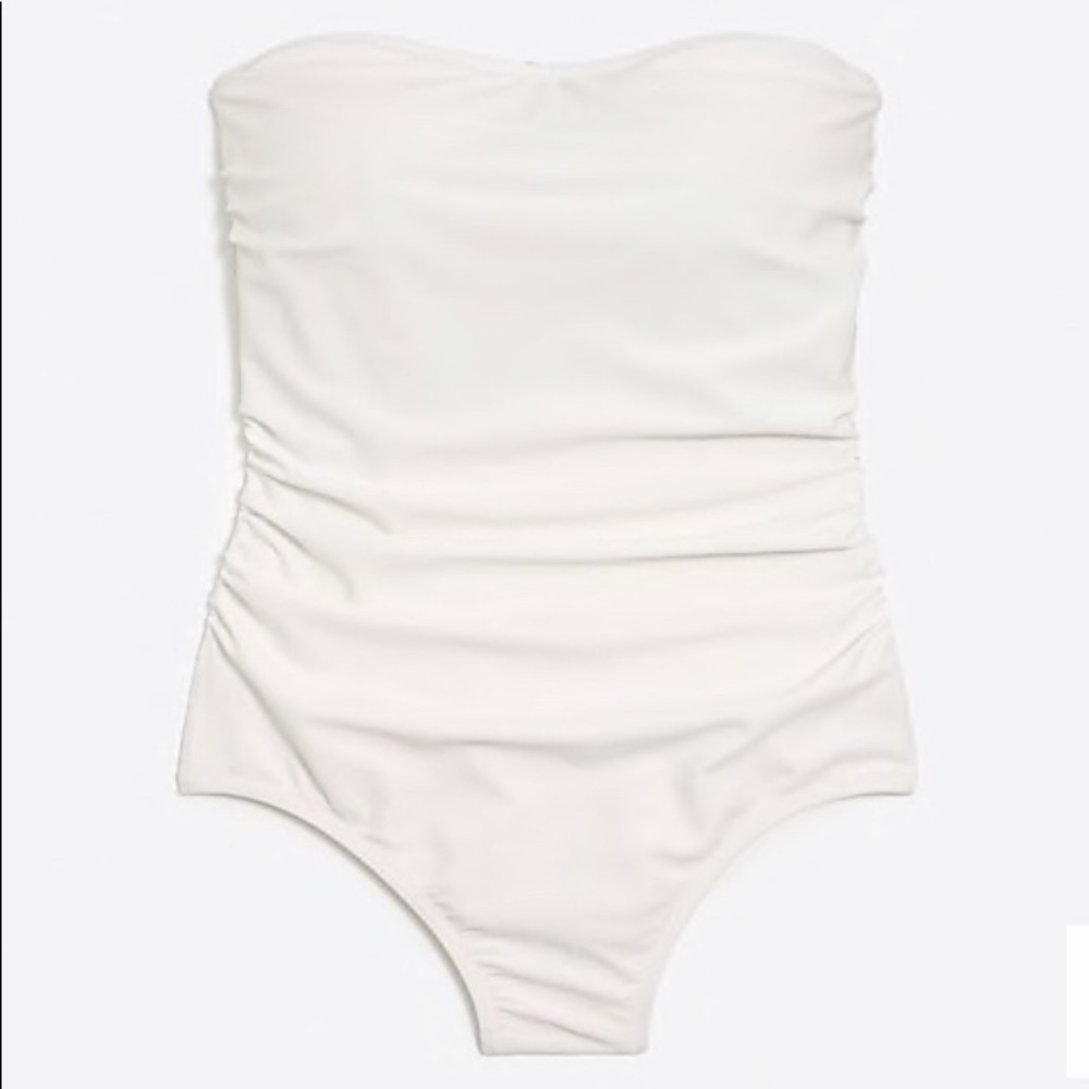 J.Crew Factory Strapless one-piece swimsuit